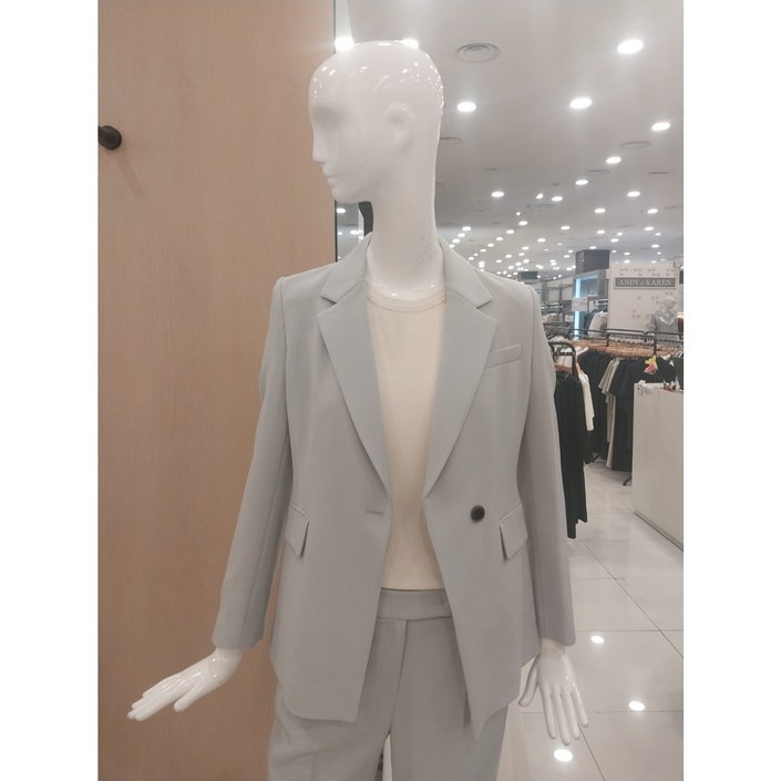 케네스레이디 E420 간절기 원버튼기본스텐다드셋업자켓 EWJKNA4000