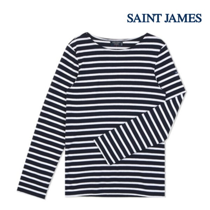 세인트제임스 밍콰이어 모던 스트라이프 티셔츠 9858FA