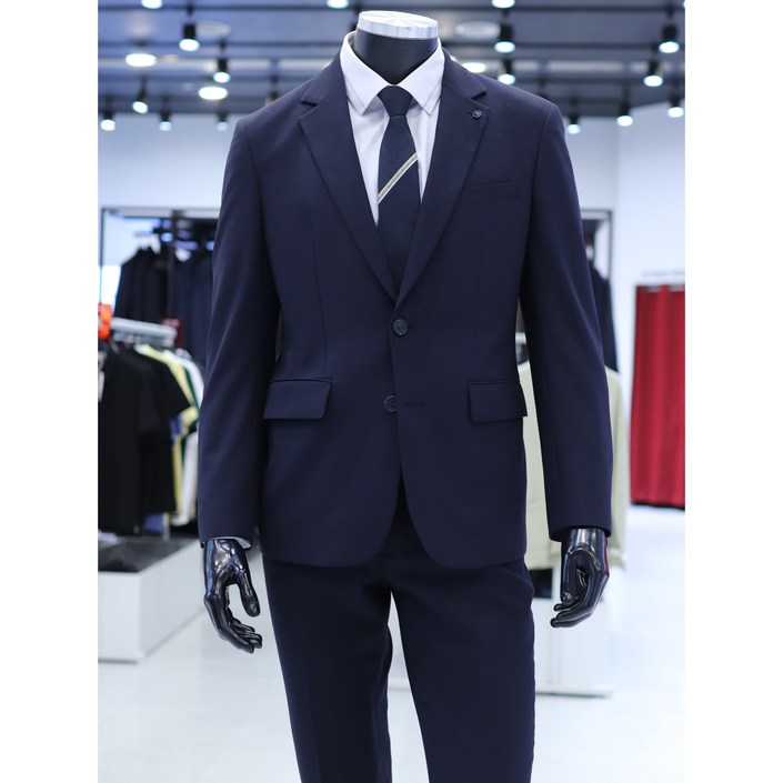 STCO S/S 여름 네이비 모션 프리 수트 정장 (클래식핏) SSJVB52SET