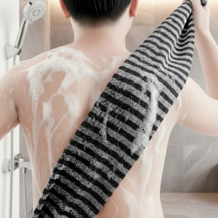 원앤모어 강력 각질제거 와이드 샤워타올 때수건  때타올
