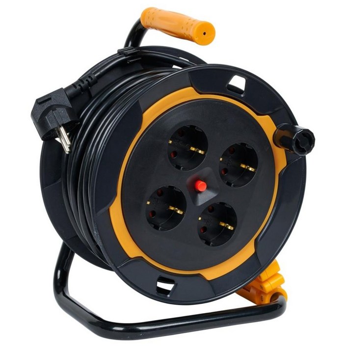 세이즈 4구 15m 1.5SQ 전기릴선 R3, 허니, 1개, 15m