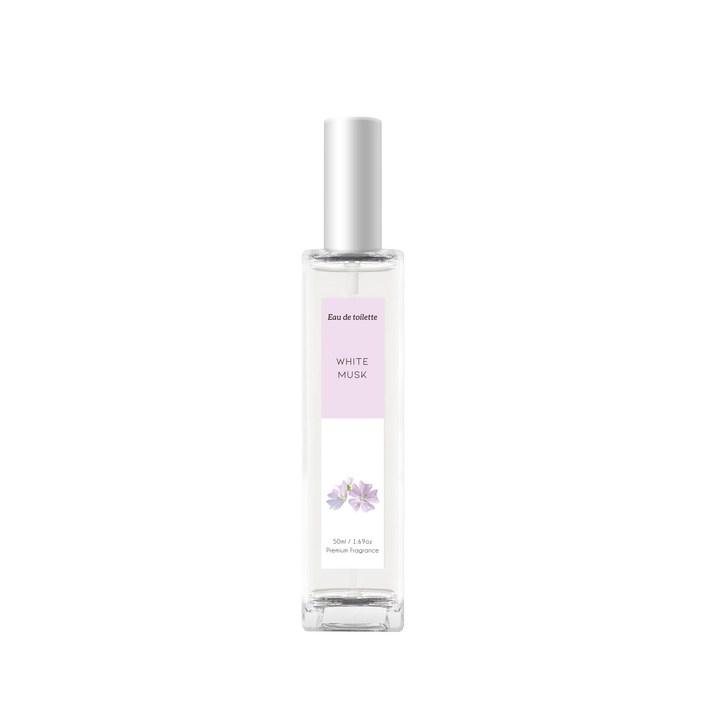 더허브샵 오 드 뚜왈렛, 화이트머스크, 2개입, 50ml, 2개 더허브샵 오 드 뚜왈렛, 화이트머스크, 2개입, 50ml, 2개