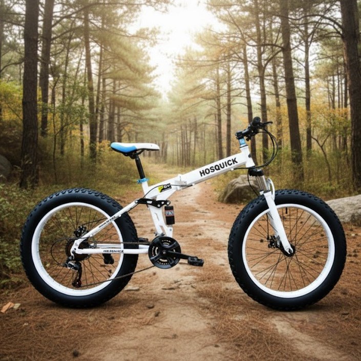 miraemoa 접이식 MTB 산악 자전거 광폭 타이어 팻바이크 펫바이크 바뀌 두꺼운 오프로드
