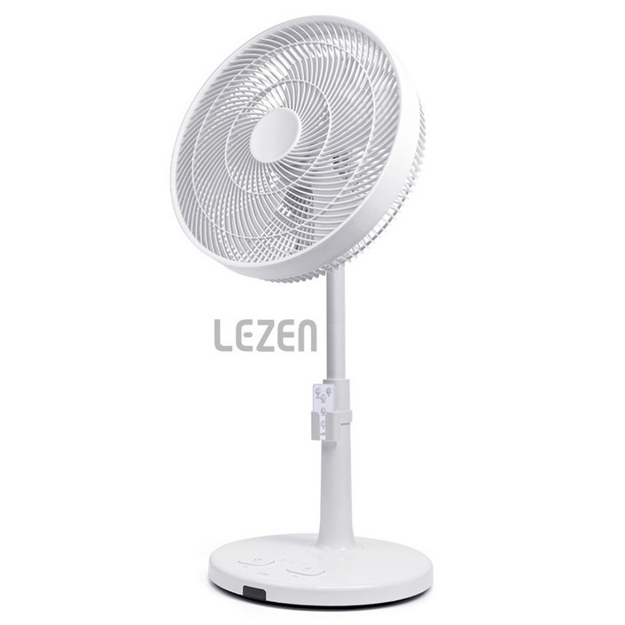 르젠 프리미엄 서큘레이터 초미세풍 발터치 리모컨 선풍기, LZEFAF2화이트