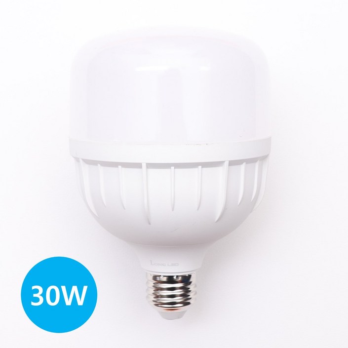 LONG 고용량 전구 LED 30W e26, 18개, 주광색