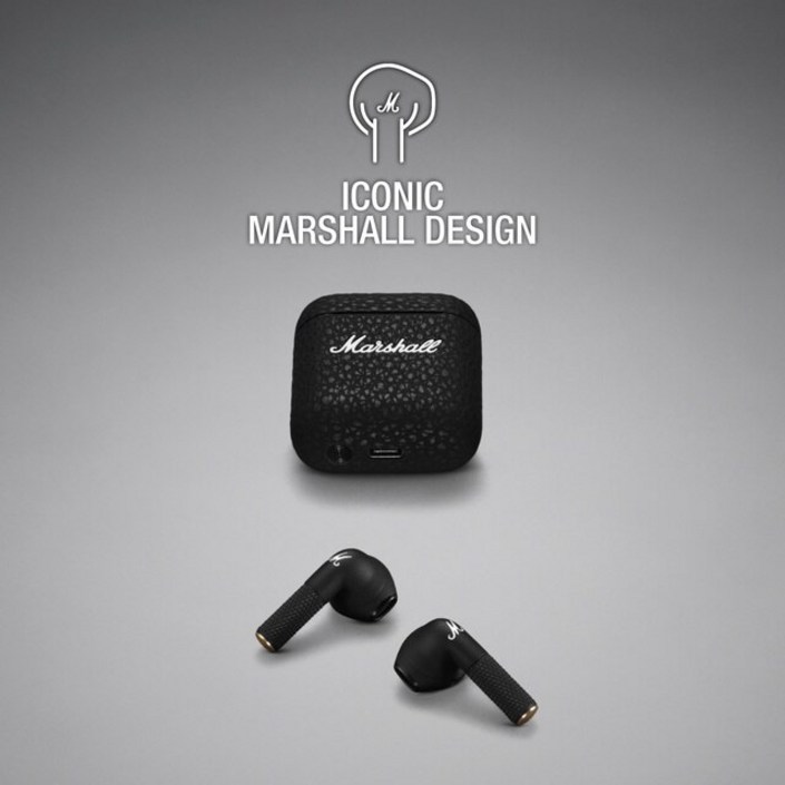 노래 Marshall-Minor III 진정한 무선 이어버드 TWS 마이크 포함 딥베이스 블루투스 헤드폰 헤드셋 이어폰 - 투데이밈