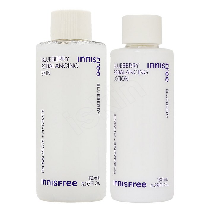 이니스프리 블루베리 리밸런싱 로션(130ml)+스킨(150ml)