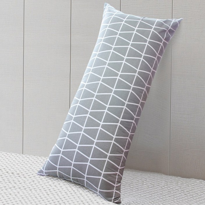 네모라인 국내생산 스마일 등쿠션대쿠션커버 50x110cm 60x110cm 중 택솜 미포함