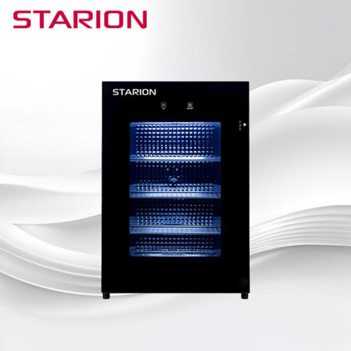 스타리온 UV 자외선 소독기 식당 학교 휴게소 업소용 컵 식기 건조 살균기 SRST050S 컵50개