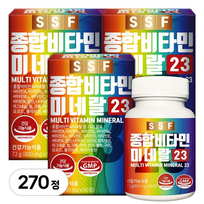 순수식품 종합 멀티 비타민 미네랄