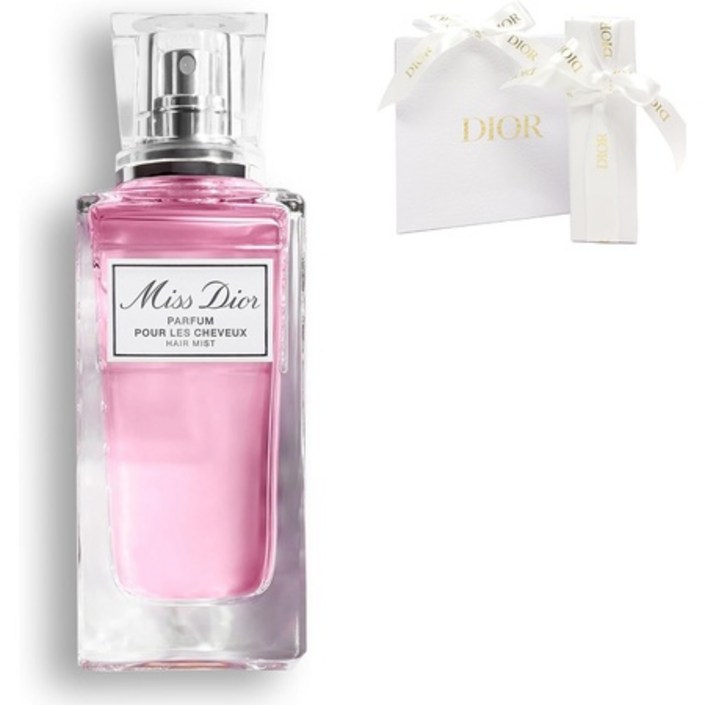 일본직발송 6. 【국내 정규품랩핑 완료】DIOR 디올 미스 디올 헤어 미스트 30ML 향수 향수 생일 선물 선물