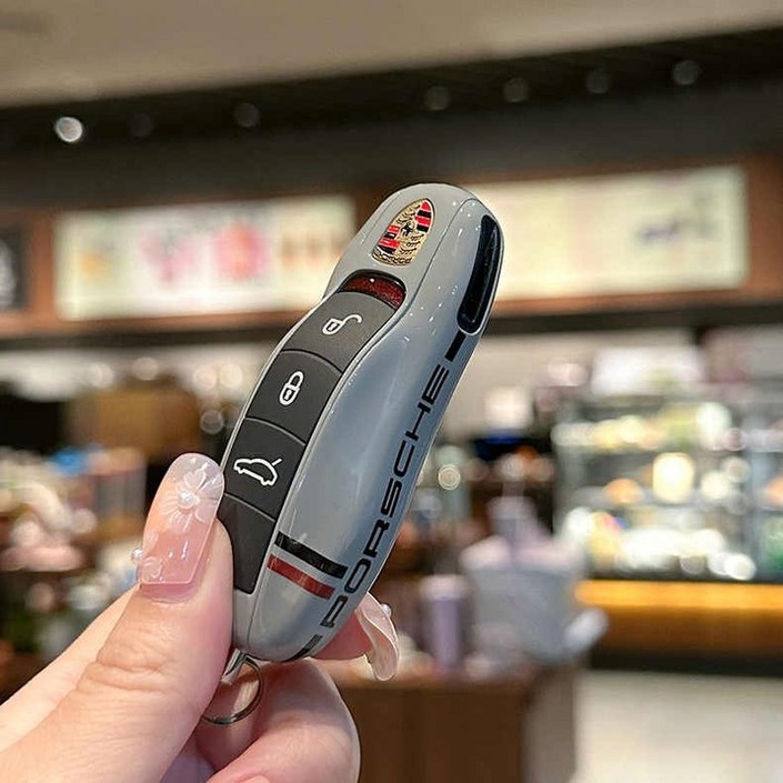 포르쉐 차 키케이스 커버 파나마라 타이칸 마칸 박스터 911 카이엔