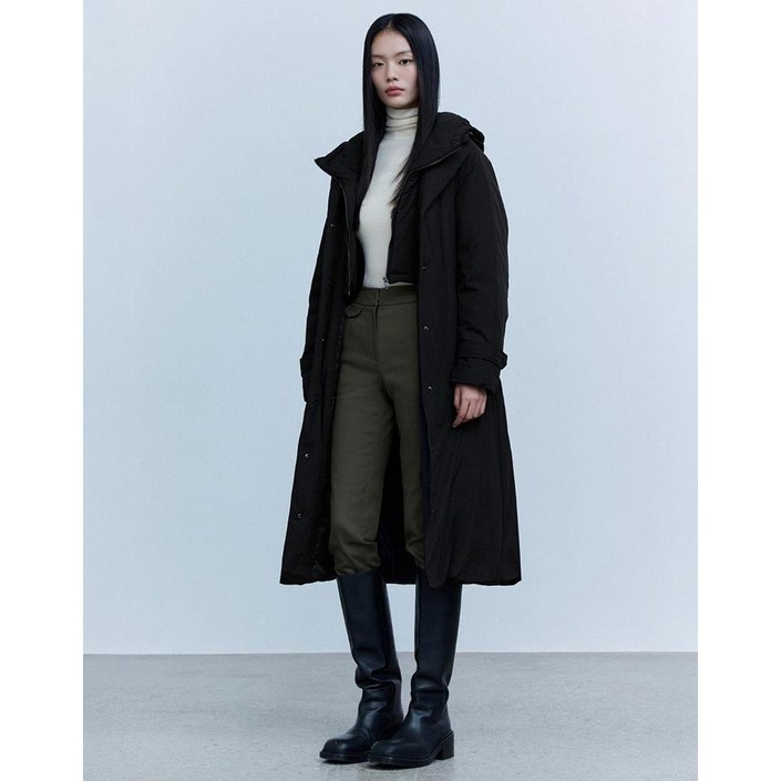 더엣지 헝가리구스 후드 트렌치다운 180021