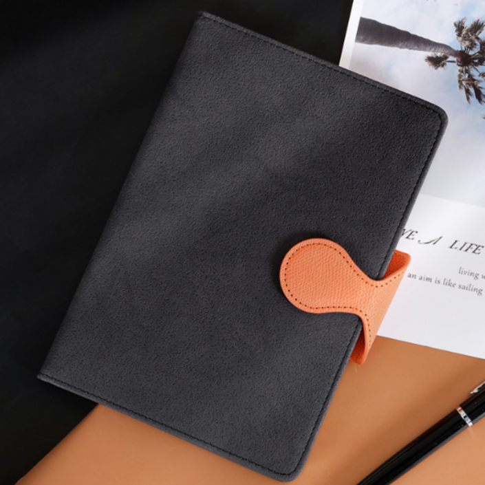 이드니 고급 가죽 만년 다이어리  볼펜 리필심 증정 , 01. 시크 블랙