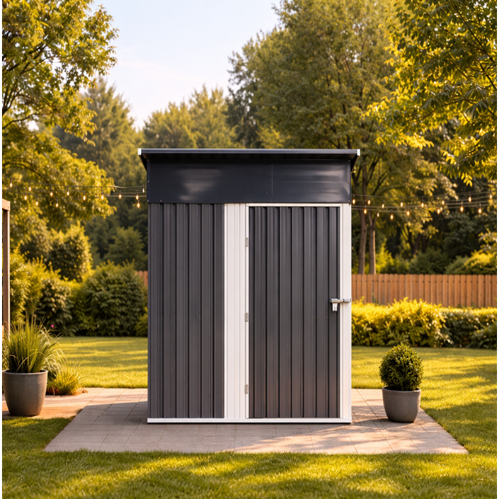 오드 조립식창고 스틸창고 3X5 농막 야외 미니 소형 이동식 간이 창고 172x114x187cm