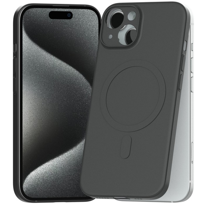 가꼬싶다 아이폰 0.3mm 변색없는 맥세이프 엣지슬림 휴대폰 케이스