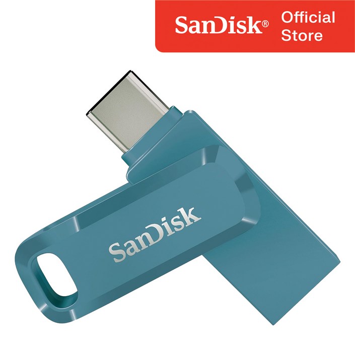 샌디스크코리아 공식인증정품    USB 메모리 Ultra Dual Go 울트라 듀얼 고 TypeC OTG SDDDC3 256GB   나바지오블루
