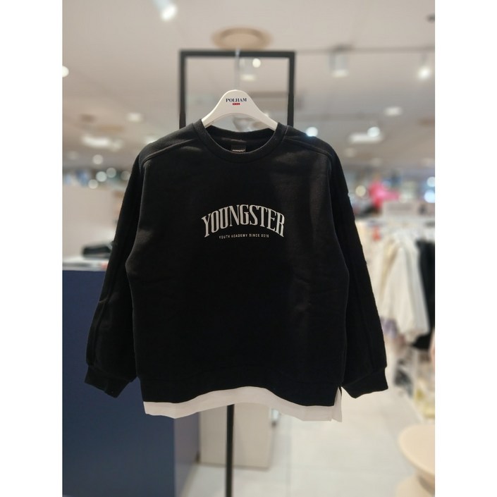 폴햄키즈  공용  플리스 기모 레이어 맨투맨 70프로 세일 PYE4TR3710