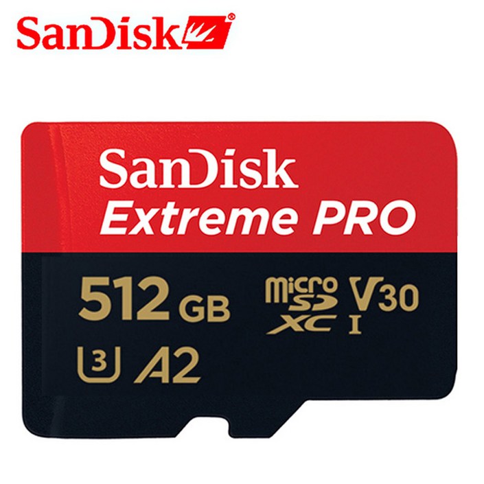 512GB 직업적인 A2 V30 마이크로 카드 SDXC 메모리 카드 플래시 메모리 Microsd TF 소형 카드 512G