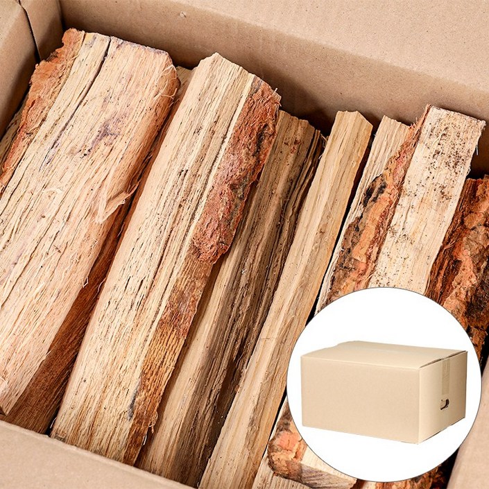 포스타 캠핑 국산 참나무 장작 불쏘시개 불멍 10KG, 1개