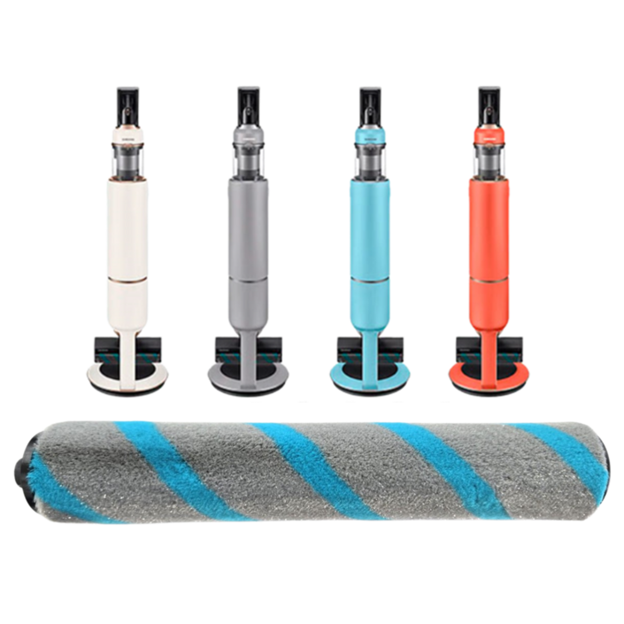 삼성 무선청소기 비스포크 제트 220W 정품 슬림 LED 브러쉬 헤드 블루 은사 롤러 VCASABC95 VS20B956 VS20B957