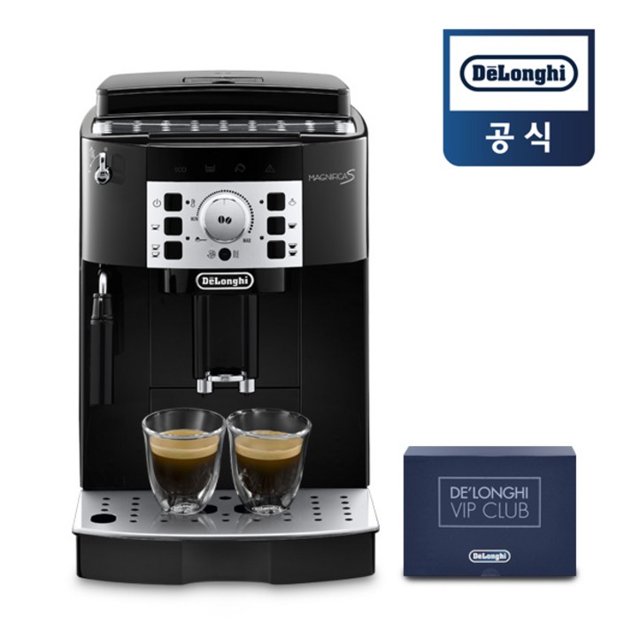 드롱기 공식정품 전자동 커피머신 VIP클럽 패키지 KRECAM22.110.B