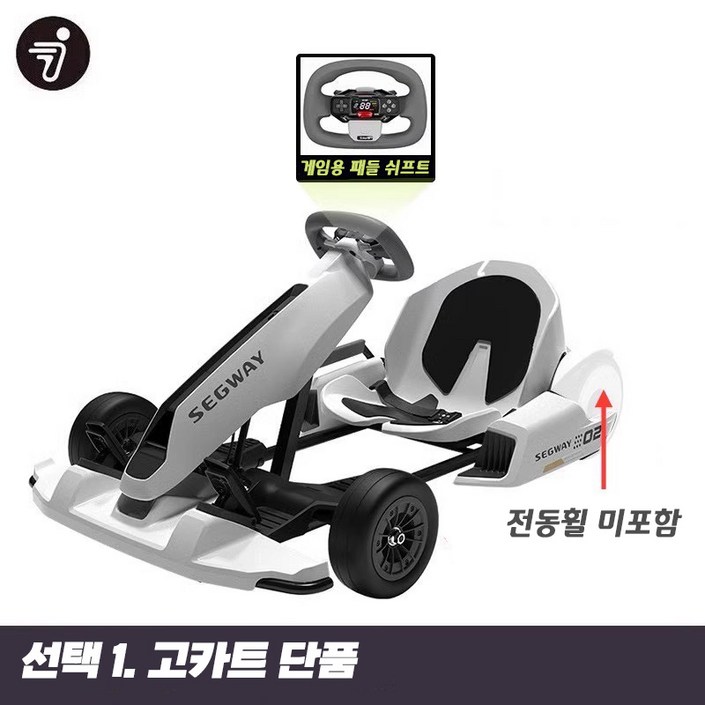 Ninebot 나인봇 고카트 프로2  2세대  최대 43 Kmh 속도  심레이싱 게임 리얼 플레이 지원