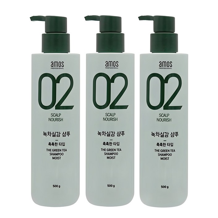 아모스프로페셔널 녹차실감 샴푸 촉촉한 타입