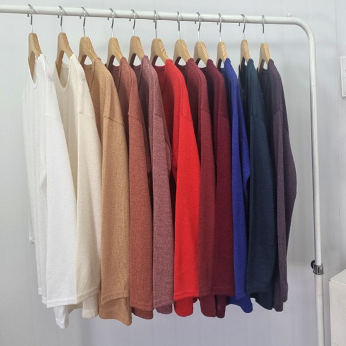 [지지배제이]  기본 베이직 라운드 긴팔티 /z10767