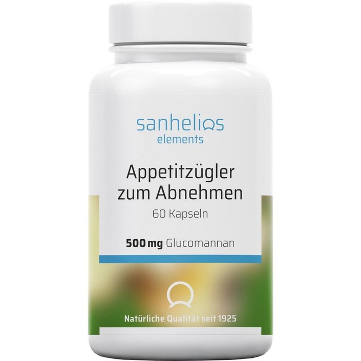 Roha Arzneimittel GmbH [독일정품] 식욕 줄여주는 SANHELIOS Appetitzugler zum Abnehmen Kapseln 60St 16389081