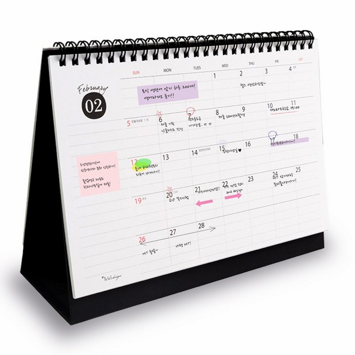 아이씨엘디자인 Desk Scheduler Calendar 2025, 블랙, 1개, 225 x 170 x 8 mm 아이씨엘디자인 Desk Scheduler Calendar 2025, 블랙, 1개, 225 x 170 x 8 mm
