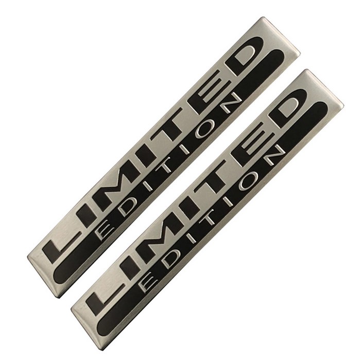 데칼 3d 알루미늄 스페셜 에디션 로고 한정판 엠블럼 스티커 자동차 인테리어 외부 장식 오토바이 액세서리