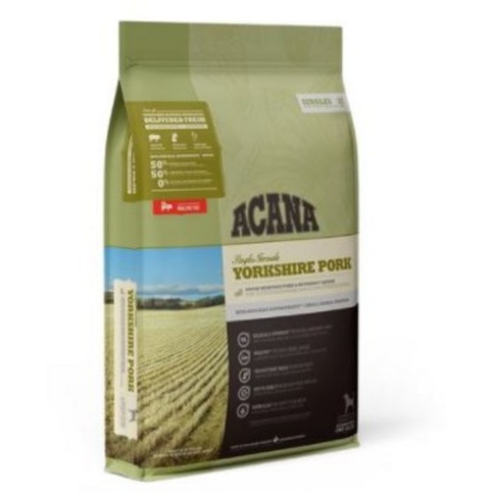 아카나 요크셔포크 저알러지 강아지사료 6kg 돼지, 돼지, 6kg, 1개