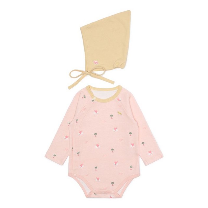 블루독베이비 여우 바디수트 모자세트 PK 43A7004006