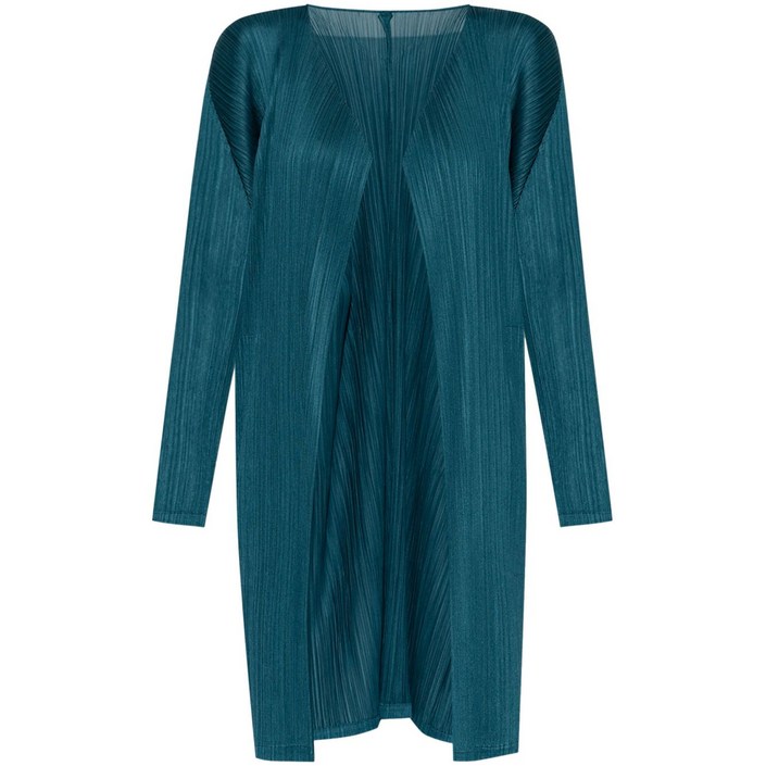 플리츠플리즈이세이미야케 플리츠 코트