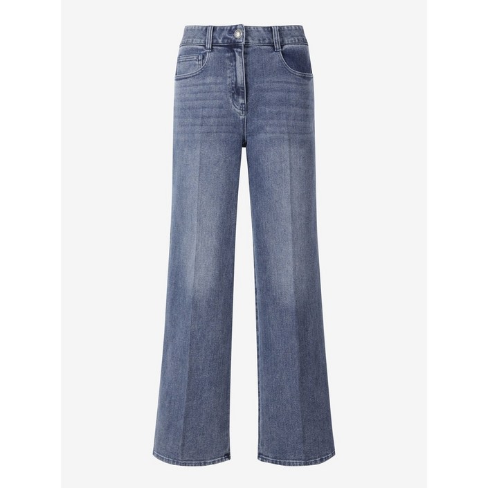 씨씨콜렉트 중계점 미드 블루 세미 와이드 데님 팬츠 E252PSA149 여성 청바지