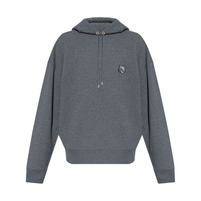 메종키츠네 볼드 폭스 헤드 패치 오버사이즈 후디