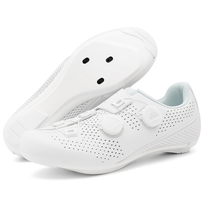 MASZRE 화이트 로드 자전거 클릿 슈즈 남성용 사이클링 신발