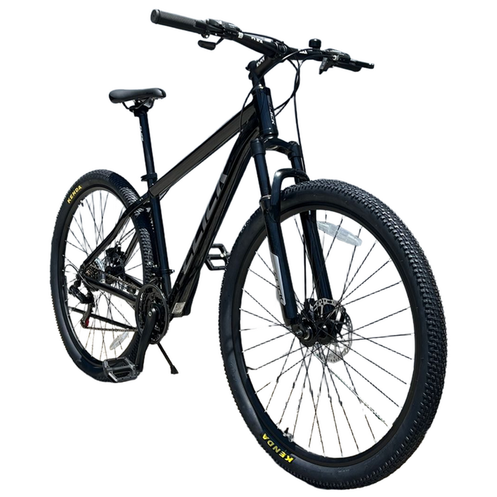 클릭 알루미늄 MTB 자전거 제스트29D 29인치 시마노 21단 디스크브레이크, 1개, 180cm, 무광블랙완조립