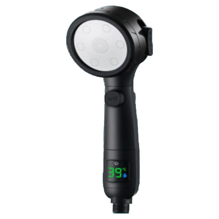 퓨어퍼스트 LCD 샤워기 수압상승 온도계 샤워헤드 필터