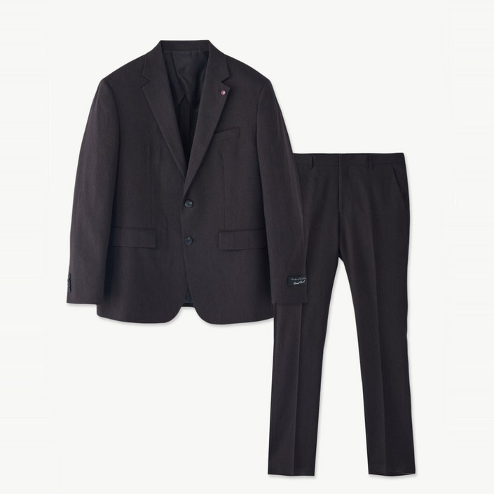 ITALY FABIO 린넨울 수트브라운 클래식핏SSJWB95SET