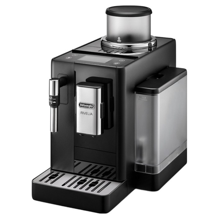[카푸치노잔+원두]드롱기 프리미엄 전자동 커피머신 리벨리아 오닉스, KREXAM440.35.B