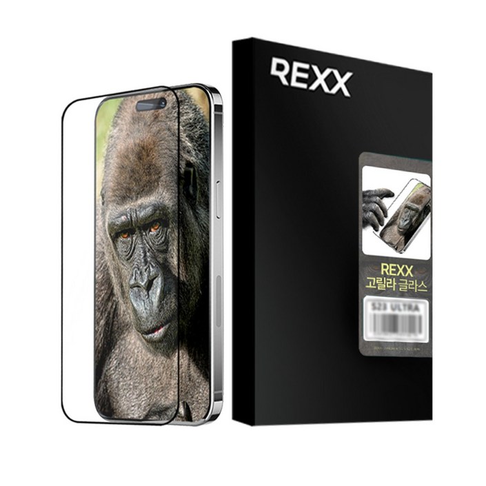 렉스 아이폰 코닝 고릴라 글라스 고경도 강화유리, 1개