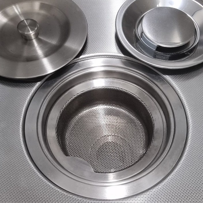 리빙산업 올스테인리스 씽크대 배수구세트 악취차단 S자트랩, 1개, 단일