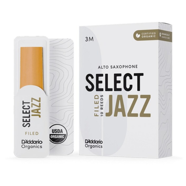 미성악기 재즈셀렉트 셀렉트재즈 파일드 알토 색소폰 리드 다다리오, 1개