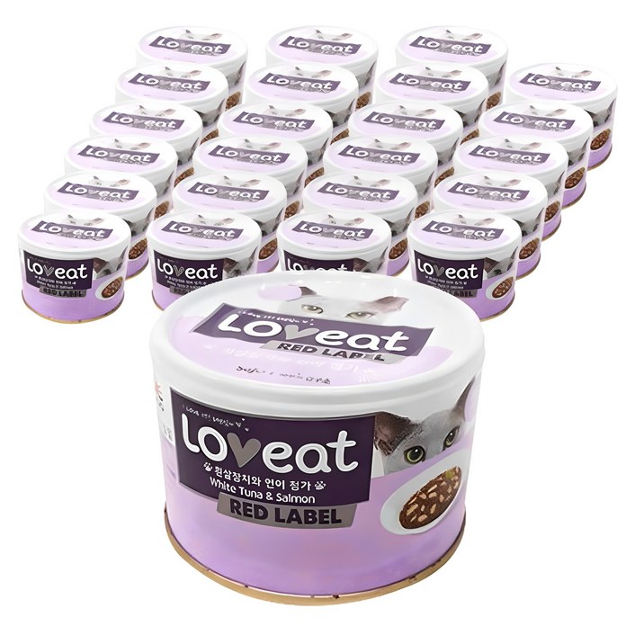 사조러브잇 고양이 레드라벨 간식캔