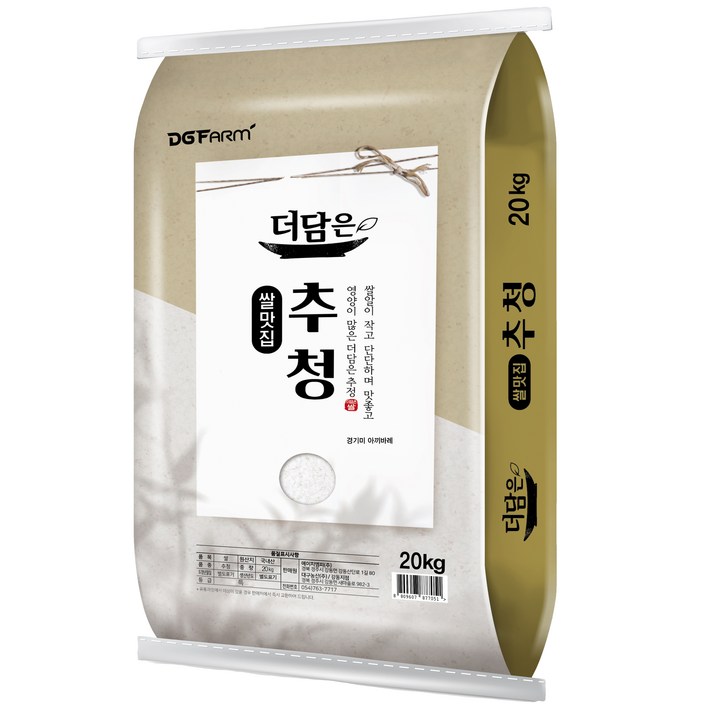 더담은 경기미 추청 아끼바레 쌀 특등급