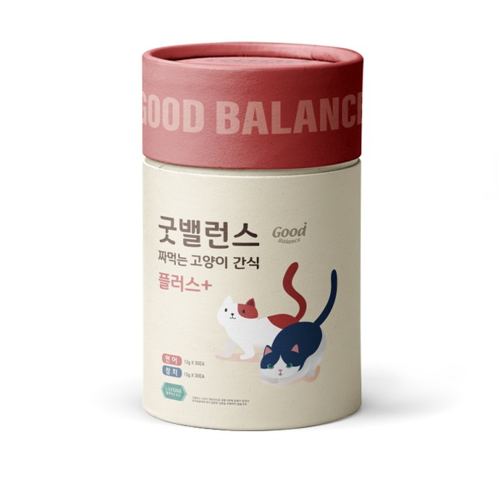 굿밸런스 고양이 짜먹는 간식 플러스 60p, 혼합맛(연어/참치), 720g, 1개
