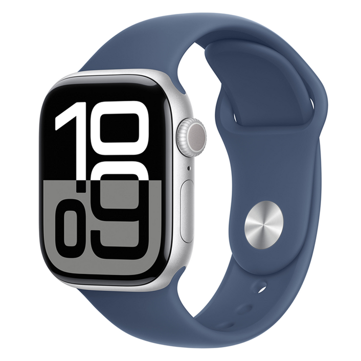 Apple 애플워치 10 GPS, 42mm, 실버 데님 스포츠 밴드, SM Apple 애플워치 10 GPS, 42mm, 실버 데님 스포츠 밴드, SM