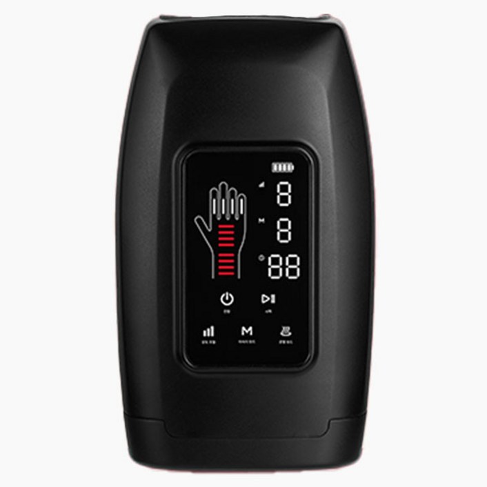 닥터포텐 프리미엄 온열 손가락 손 마사지기 X Pro, HM001, 블랙